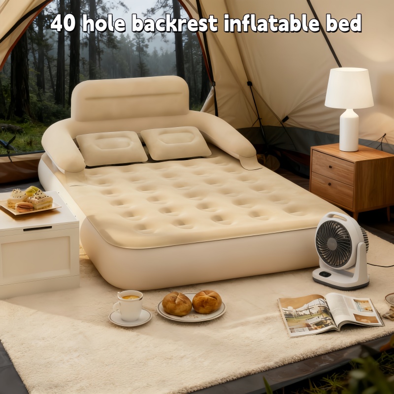 Outdoor Furniture Cushion - Letto Gonfiabile da Campeggio per Due
