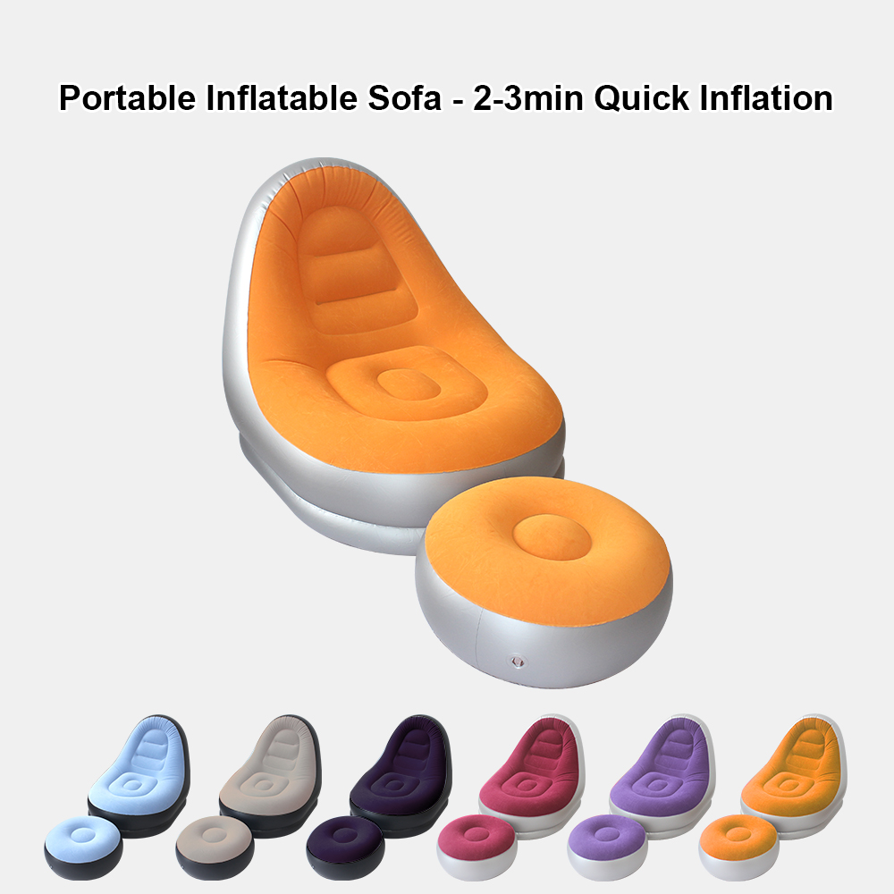 Outdoor Furniture Weatherproof - Set di divani gonfiabili portatili multicolor
