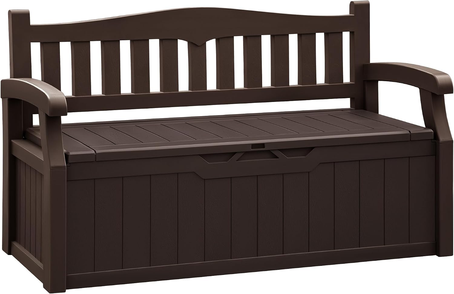 Outdoor Furniture Resin - Panca Contenitore da Esterno in Resina
