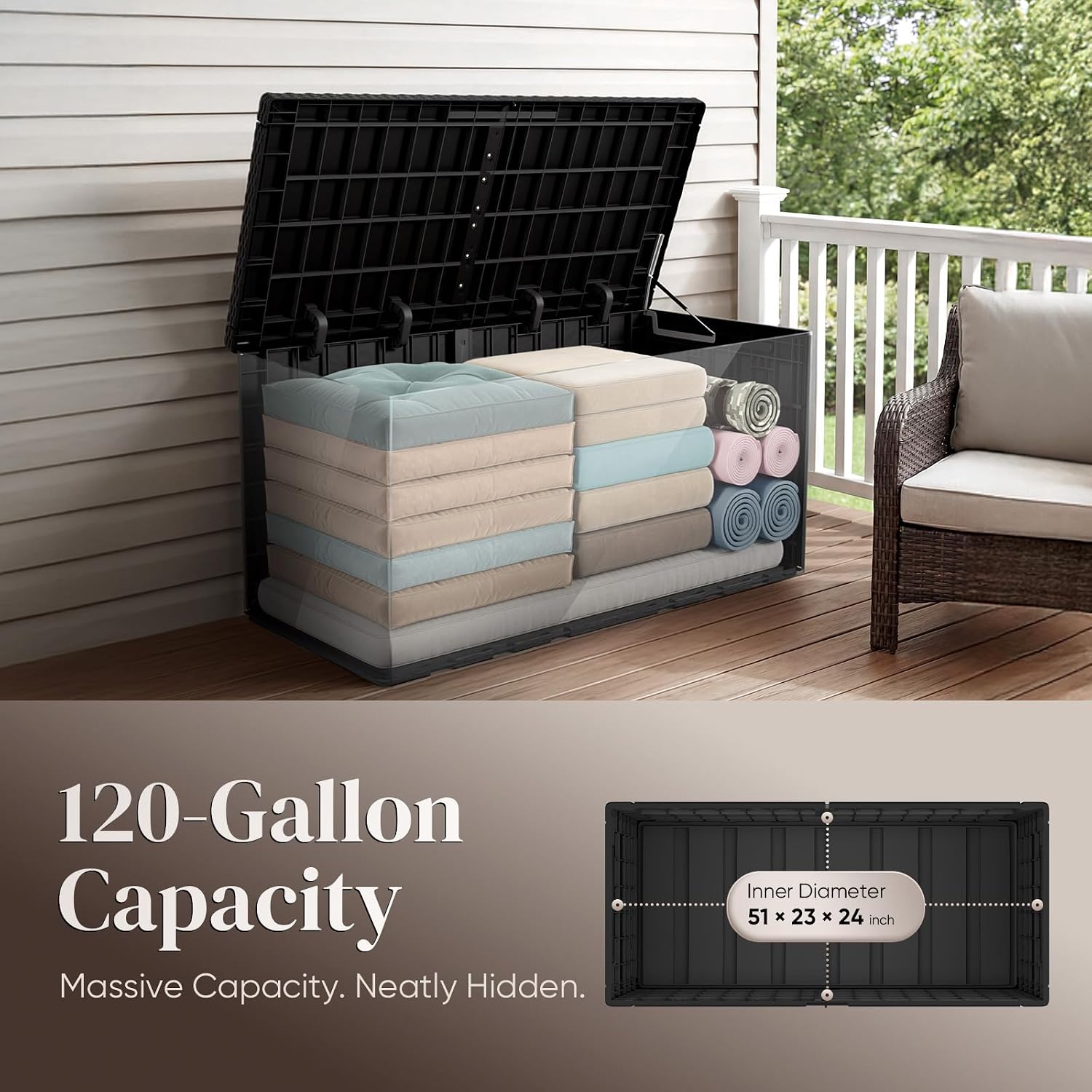 Contenitore da Esterno Grande  - Outdoor Furniture Cushion recensione e prezzo