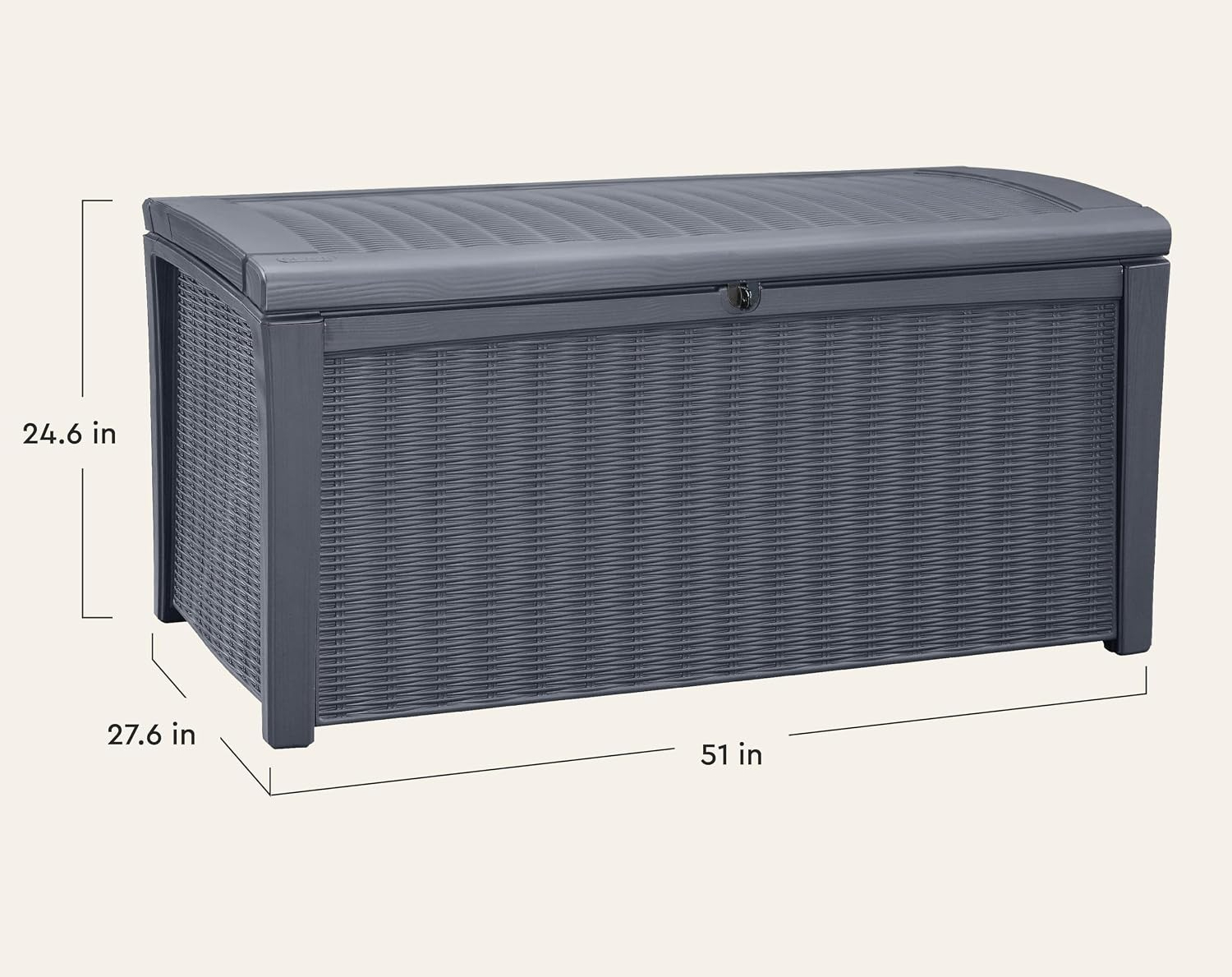Contenitore da Esterno da 110  - Outdoor Furniture Resin recensione e prezzo