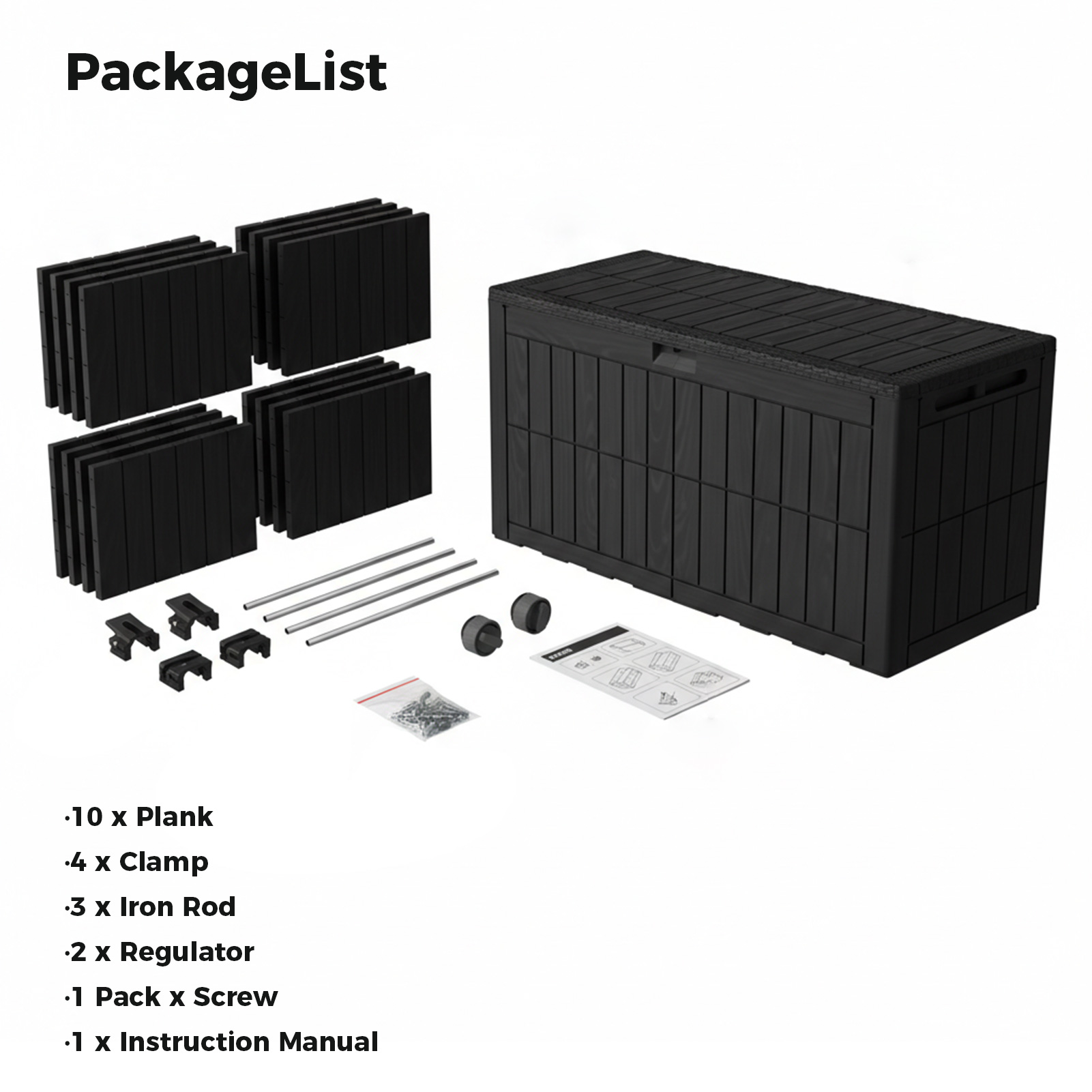 Contenitore da Esterno da 100  - Outdoor Furniture Resin recensione e prezzo
