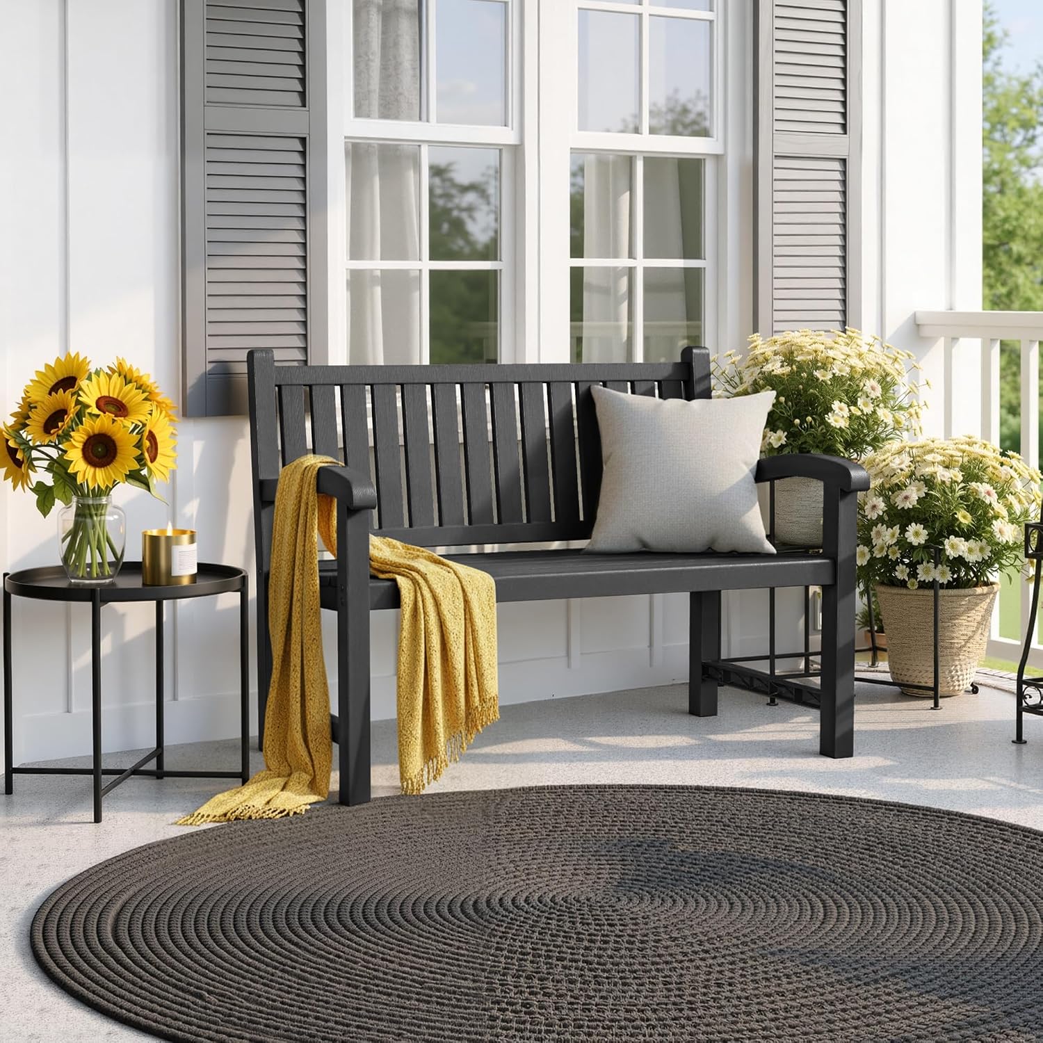 Panchina da Esterno per 2 Pers - Outdoor Furniture Resin recensione e prezzo