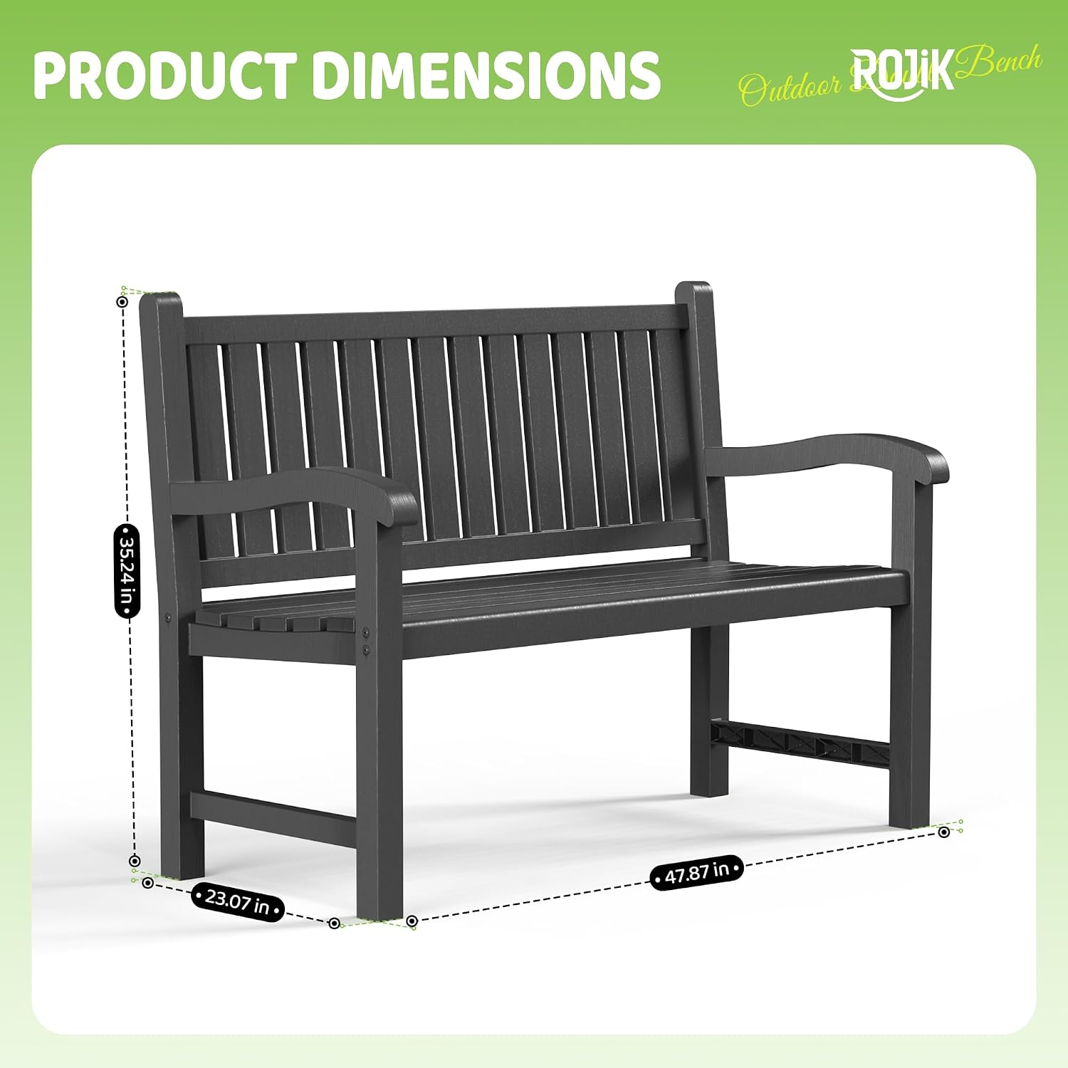 Panchina da Esterno per 2 Pers - Outdoor Furniture Resin recensione e prezzo
